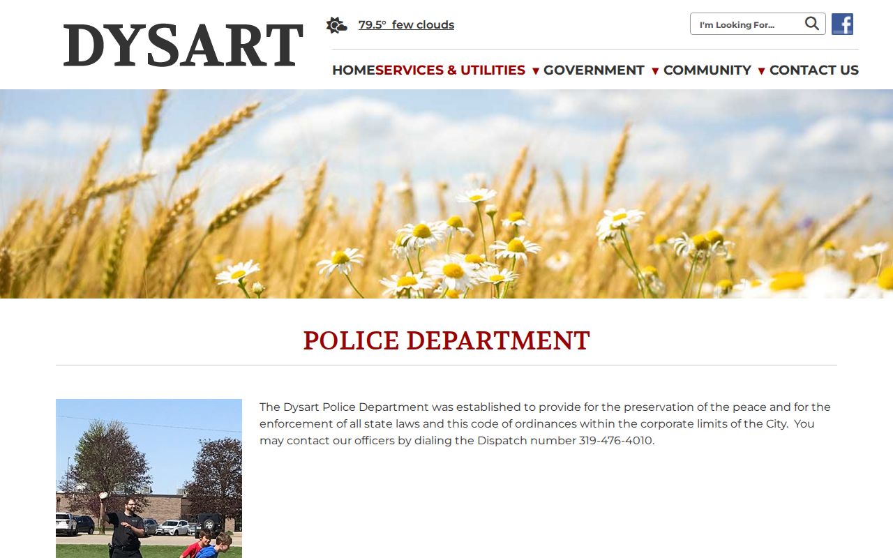 Official Dysart Police dispatch information for Dysart warrant questions